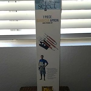 Barbecue Apron and Utensil Kit- 7 piece